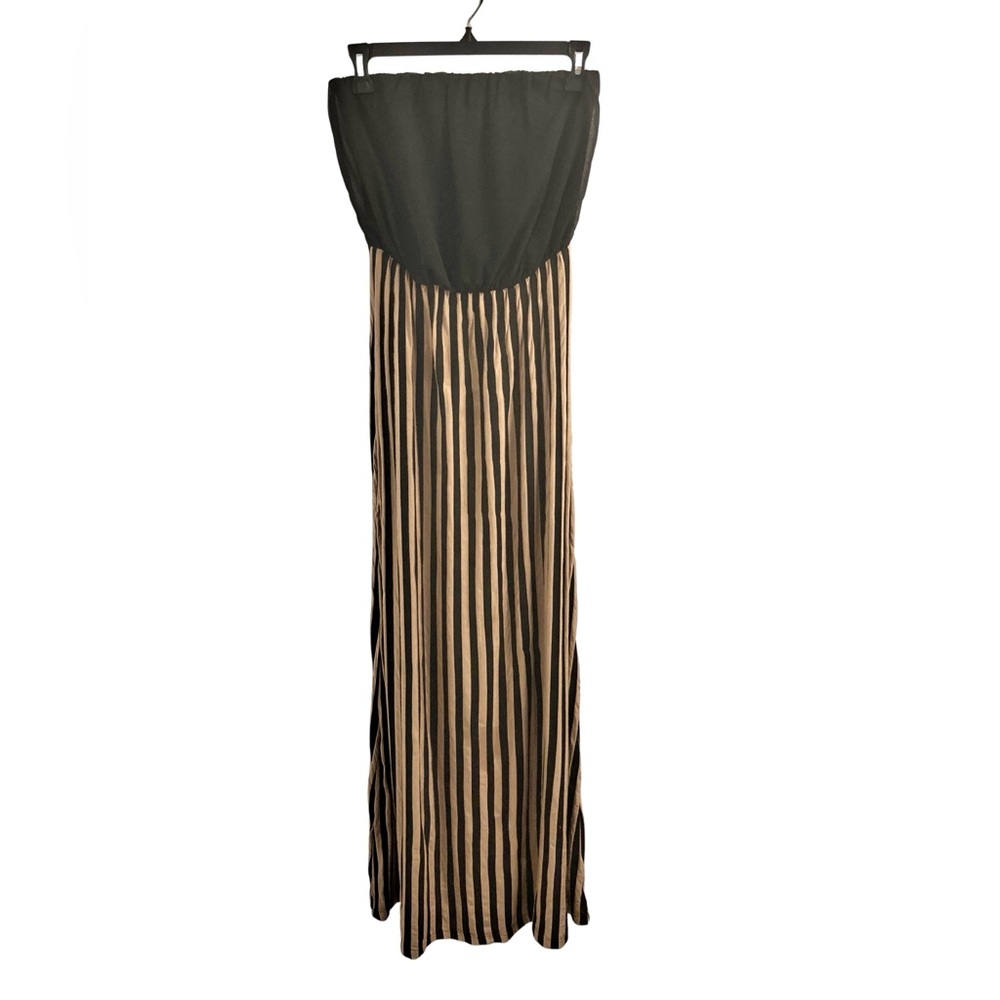 Charlotte Russe Striped Maxi Dress Size S